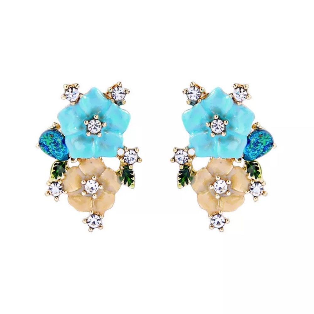 Betsey Johnson Flower Cluster Studs